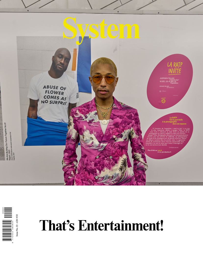 System issue No. 22 – Pharrell Williams by Juergen Teller